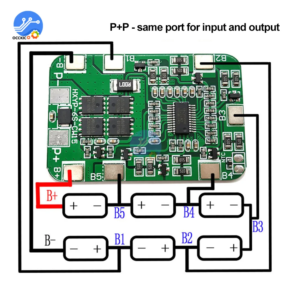 Placa BMS Para Batería 14S 30A