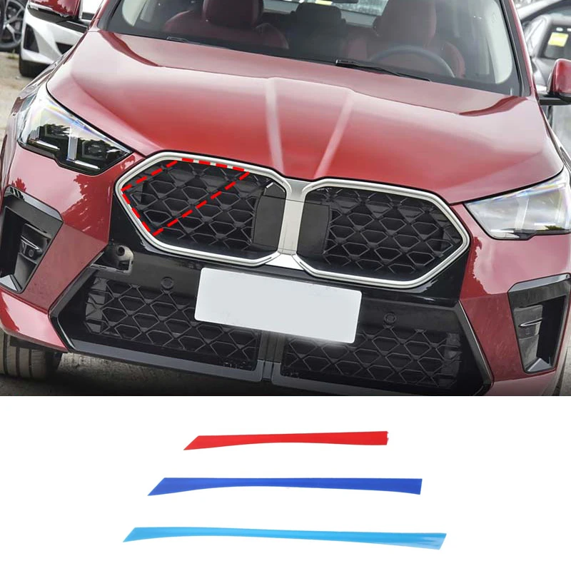 Per BMW X2/U10 2024+ griglia centrale a tre colori griglia centrale ...