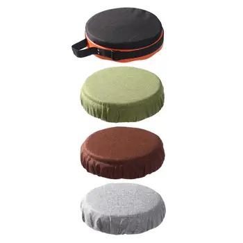 Seat Cushion for Chair Telescopic Stool Cushion Collapsible Stool Cushion Stool Covers Round for Travel BBQ Porch Camping Hiking