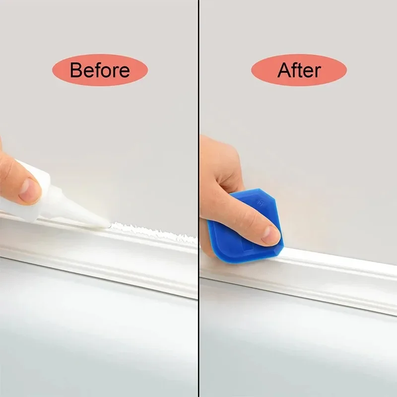 Caulking 4-piece Set of Silicone Sealant Finishing Tools Smooth Joints for Bathrooms and Kitchens