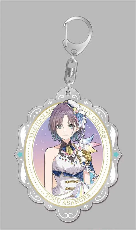 Anime Peripheral Store The Idolm@ster Toru Rinze Morino Fuyuko Mayuzumi Sunset Acryl Schlüsselanhänger Anhänger Fans Geschenke ca. 6 cm – Detail 6