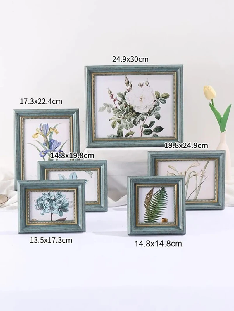 Vintage Photo Frame Home Deco Art Plastic Photo Frame