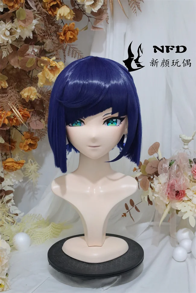 

(Night orchid) Full head super sweet female resin crossdressing BJD Doll kig cosplay kigurumi mask