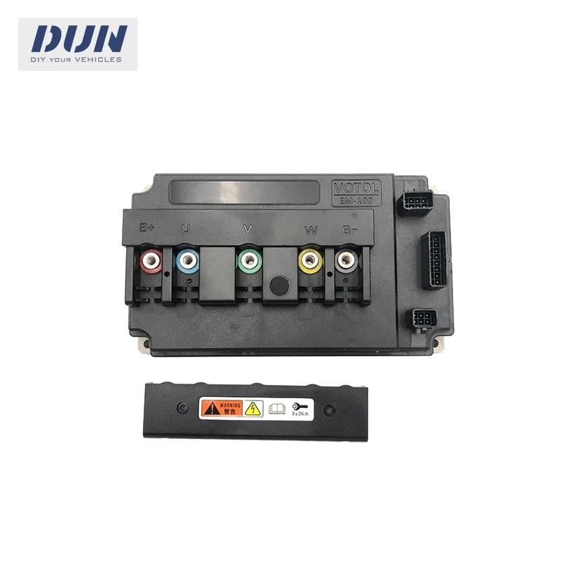 VOTOL EM100 100A Peak330A Brushless DC EM100 Controller Match 4000W Motor Power