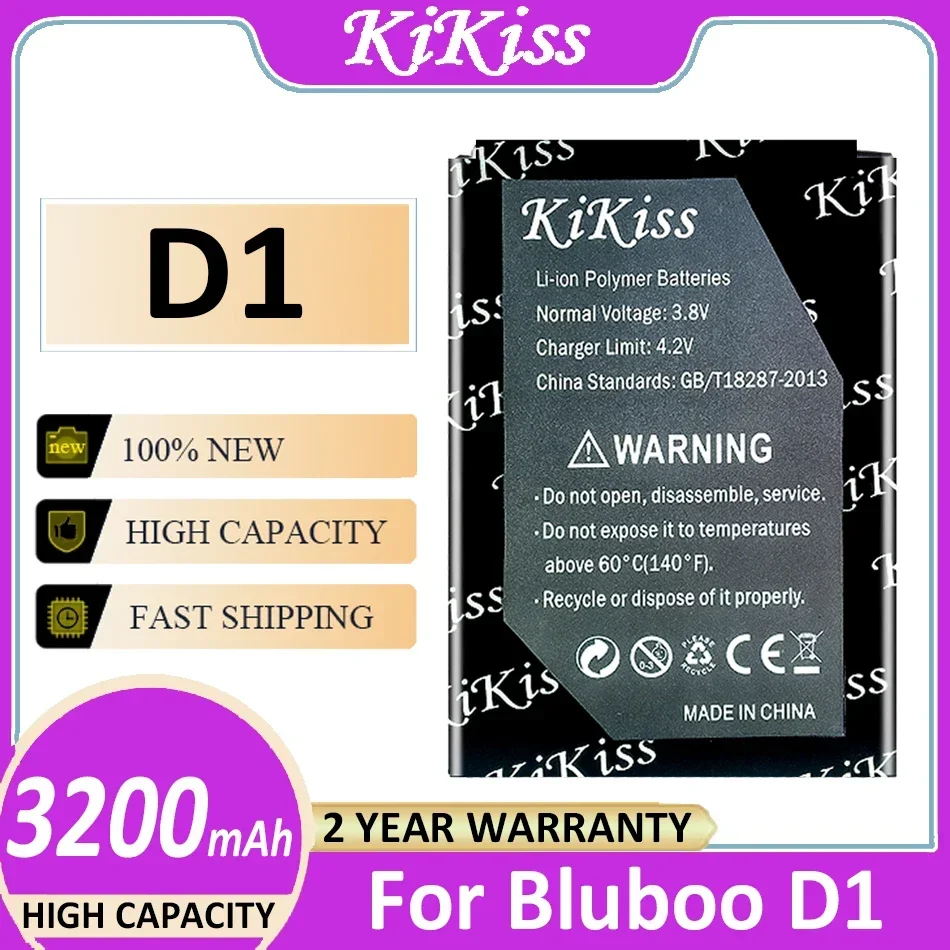 

Аккумулятор KiKiss 3200 мАч для Bluboo D1 Мобильный телефон Bateria