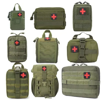 Kit di pronto soccorso per traumi da campeggio all'aperto Attrezzatura multifunzionale Kit di strumenti di sopravvivenza Kit di emergenza per sopravvivenza nella natura selvaggia