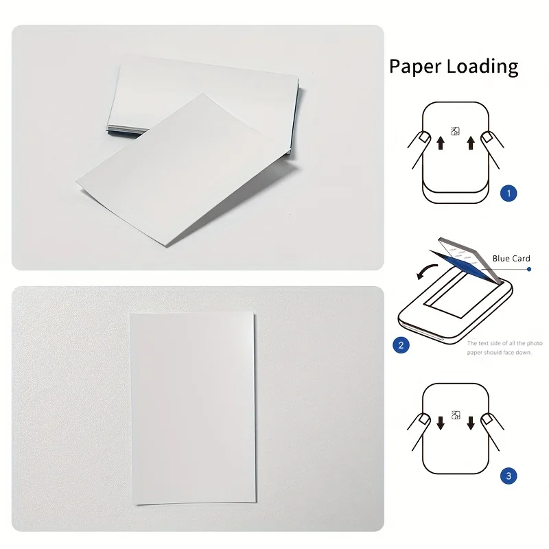Photo Paper 10pcs 2x3 Inch Sticky-Backed for HPRT MT53 Pocket Printer printer sticker paper,photo paper,printing paper