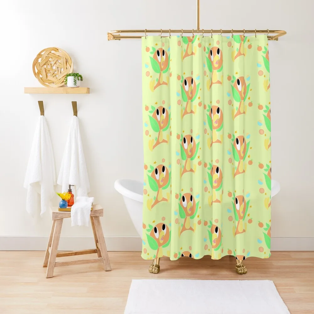 

Jumpin' Citrus! Shower Curtain Bathroom Accessory For Bathrooms With Beautiful Designs Curtain
