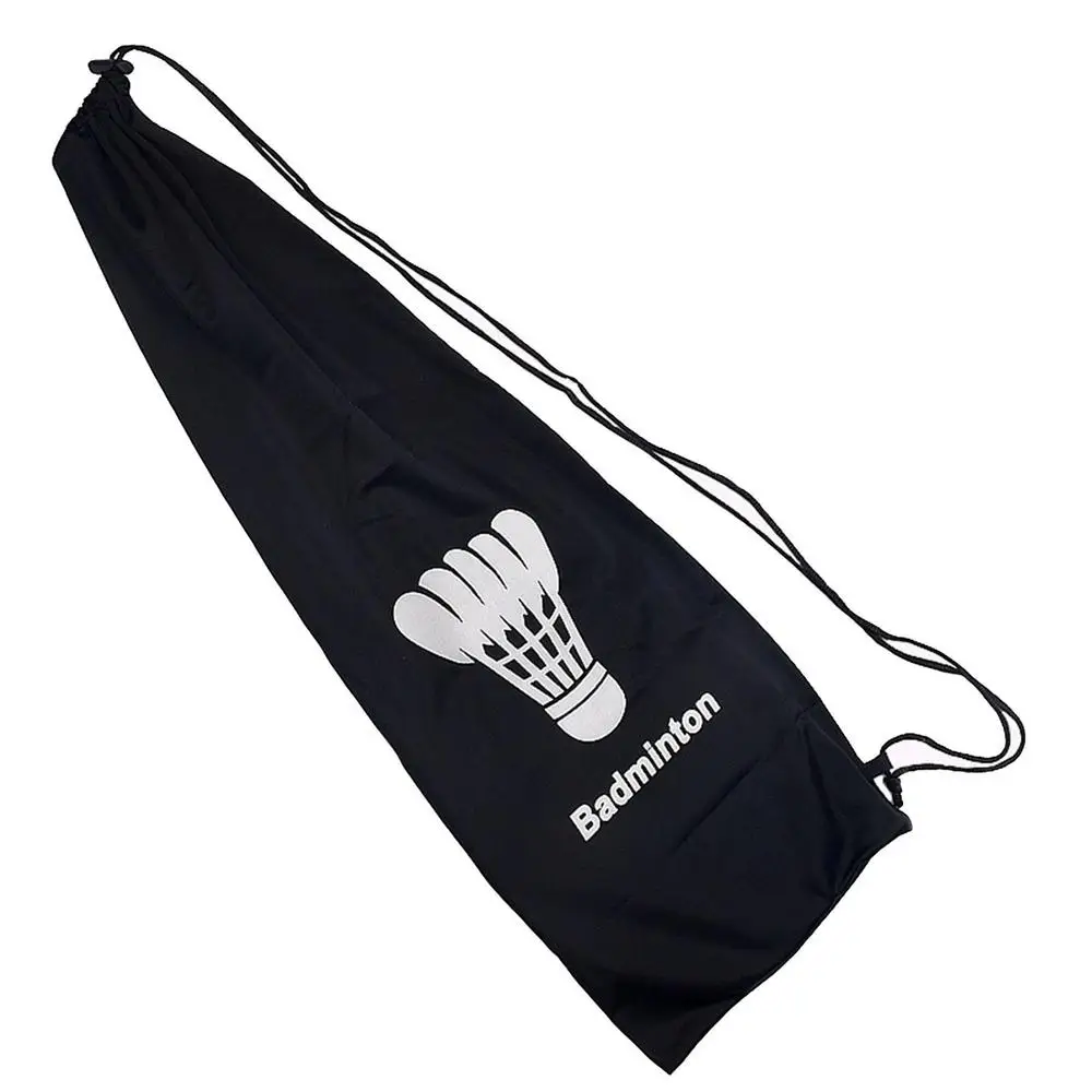 Portable Badminton Racket Bag Tennis Racket Protection Drawstring Bags Fashion Velvet Storage Bag Case Outdoor Sport Accessories