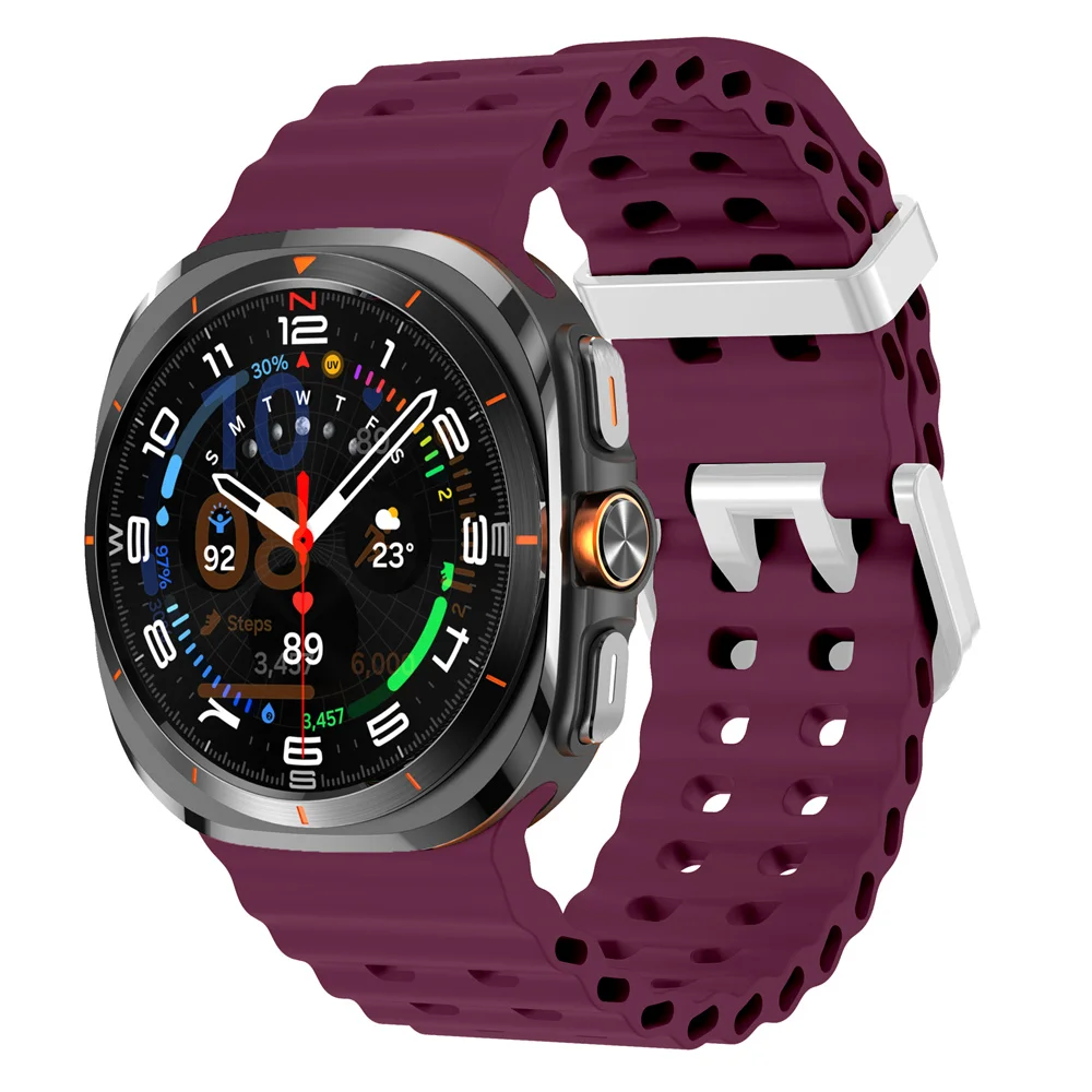 Breathable Silicone Smart Watch Wristband with Accessories Case