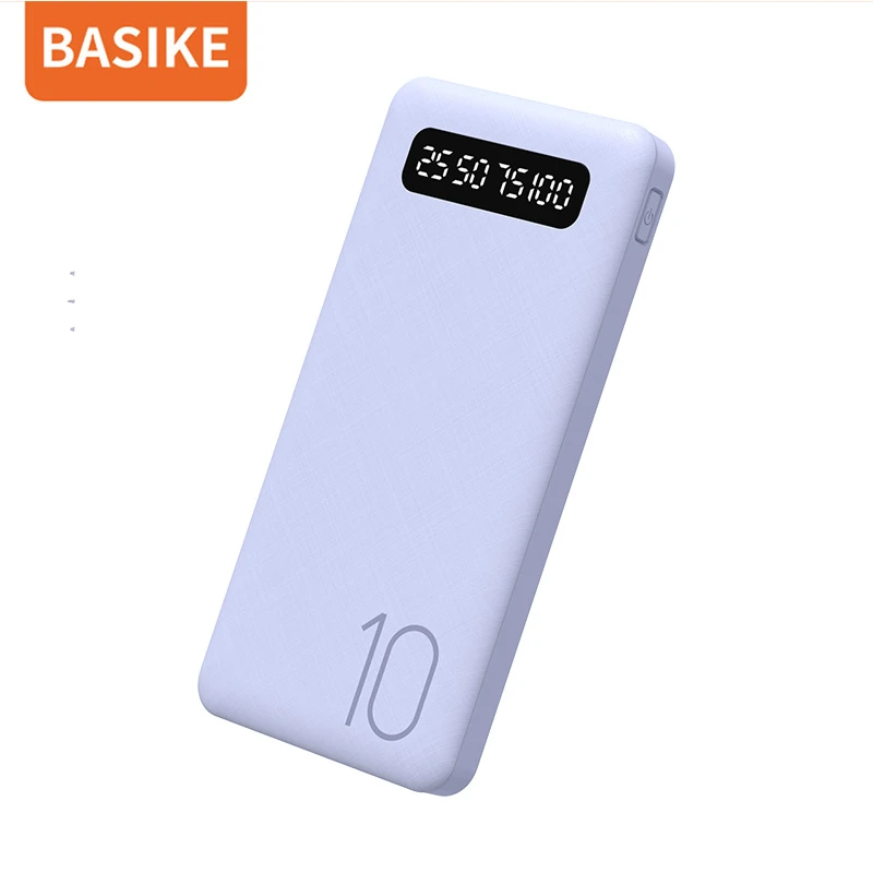 BASIKE cargador portátil para teléfono móvil, externa de 10000mAh, PT69P, con linterna, para iPhone Xiaomi| | - AliExpress
