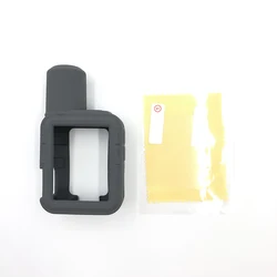 Silicone Soft Edge Bumper Protective Case with Screen Protector (Grey)