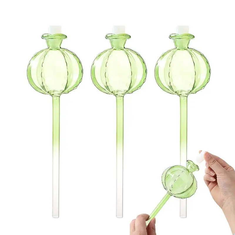 

2/3Pcs Plant Self Watering Globes Automatic Plant Water Feeder Glass Bulbs Flowerpot Drip Irrigation System Home Office Supplies