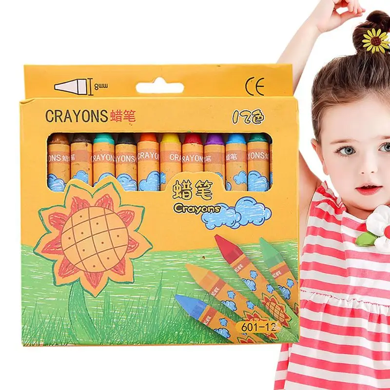 

24 Colored Crayons Assorted Colors Graffiti Art Crayons For Color Creation Environmental Friendly Resistant And High Performance