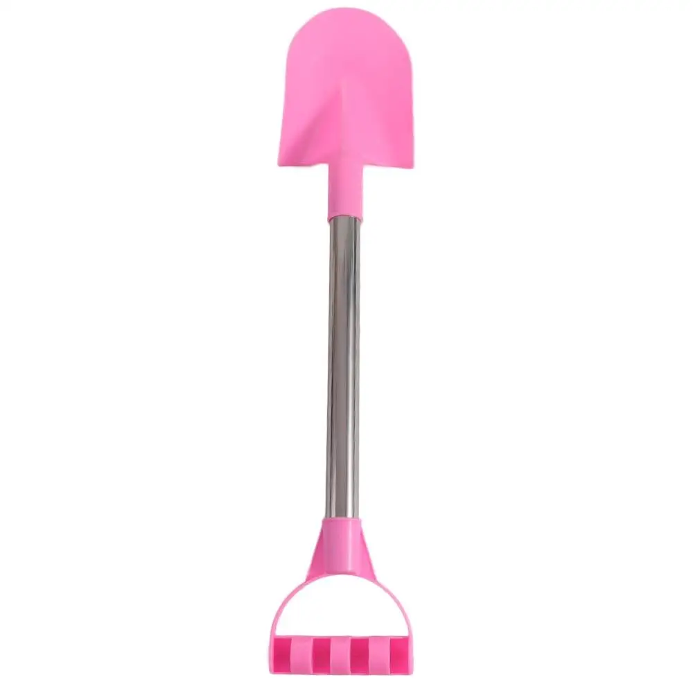 Stainless Steel Beach Shovel Gardening Digging Sand Tools Digging Sand Shovel Plastic Play House Pointed Shovel Gift