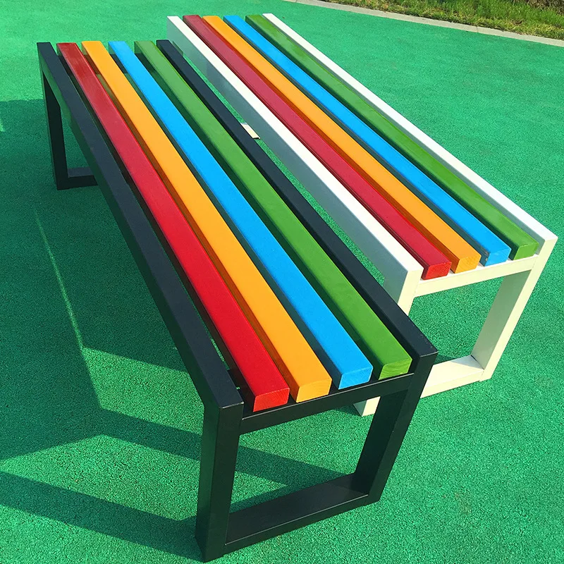 

Outdoor Chair Outdoor Chair Garden Park Bench Row Long Bench Square Leisure