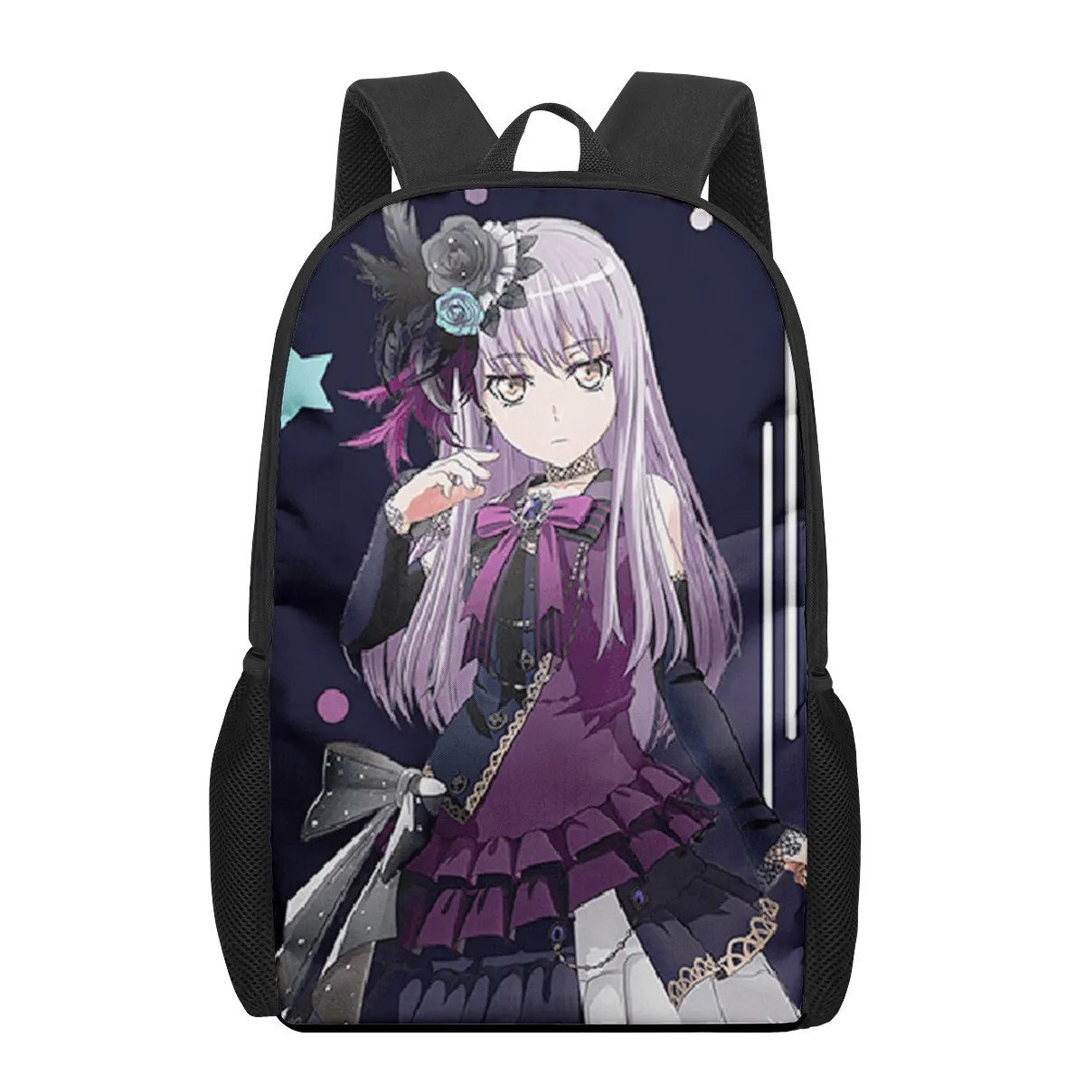 Saco escolar Anime Bang Dream para crianças, saco impresso em 3D para homens, mochila para meninos adolescentes, mochila infantil de 16