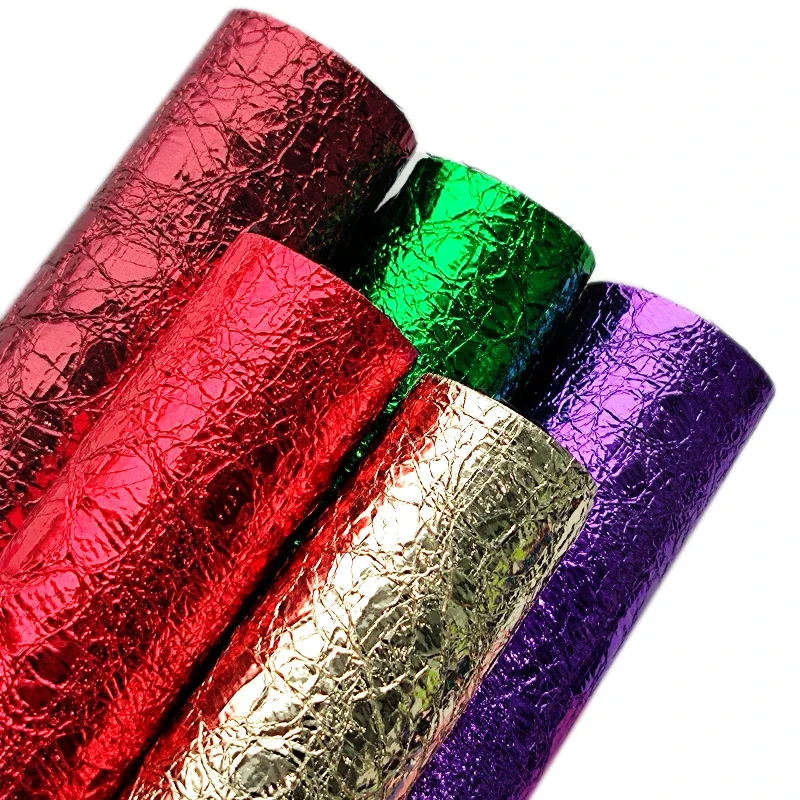 

1 yard Pleather Fabric Metallic Diy Faux Leather Sewing Material Sewing Accessories Leatherette for Bows Leathercraft