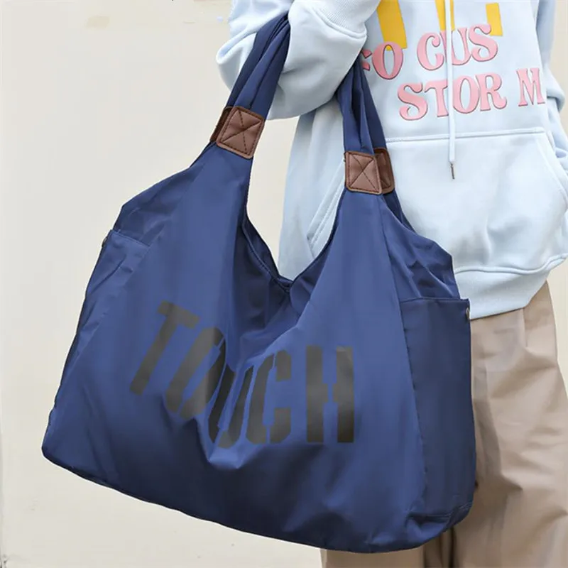 Borsa a tracolla da donna alla moda Oxford Borsa a tracolla da viaggio di grande capacità, borse da yoga per il tempo libero da suburbana con foderate - immagine 4