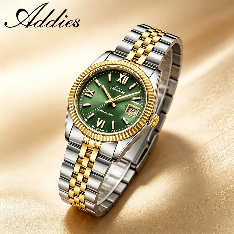 Addies High Quality Luxury Watch for Women Sapphire Glass 316L Stainless Steel…