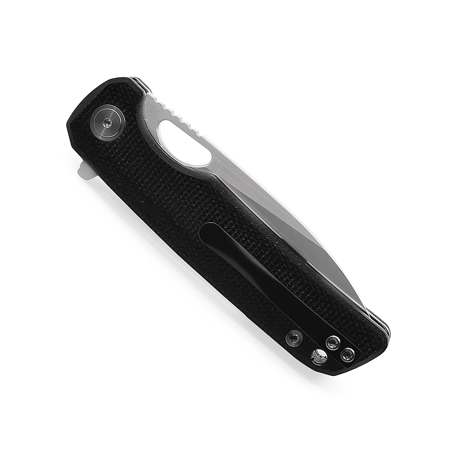 Miguron Knives Galaty Folding Knife Satin 14c28n Blade Black Micarta Handle Camping Hiking Pocket Knife 6