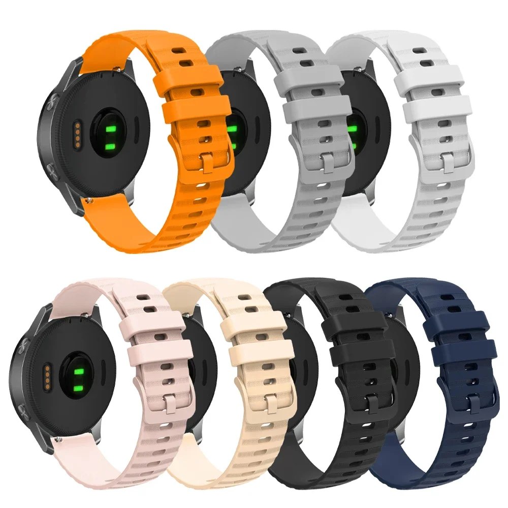 Silicone Wave Bracelet Strap - 20mm & 22mm