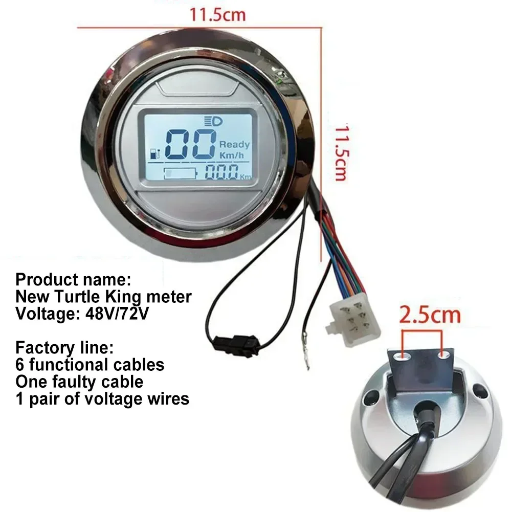 Keenso Compteur LCD pour Vélo électrique, E Bike 5 Broches 24 V, 36 V