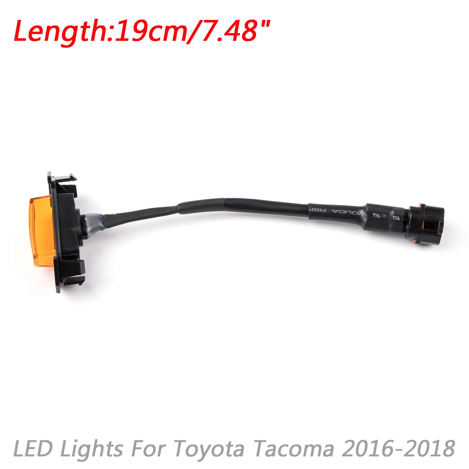 Areyourshop 전면 범퍼 그릴 타코마 2016-2020 PT228-35170 장착 LED 조명, 세트당 4 개
