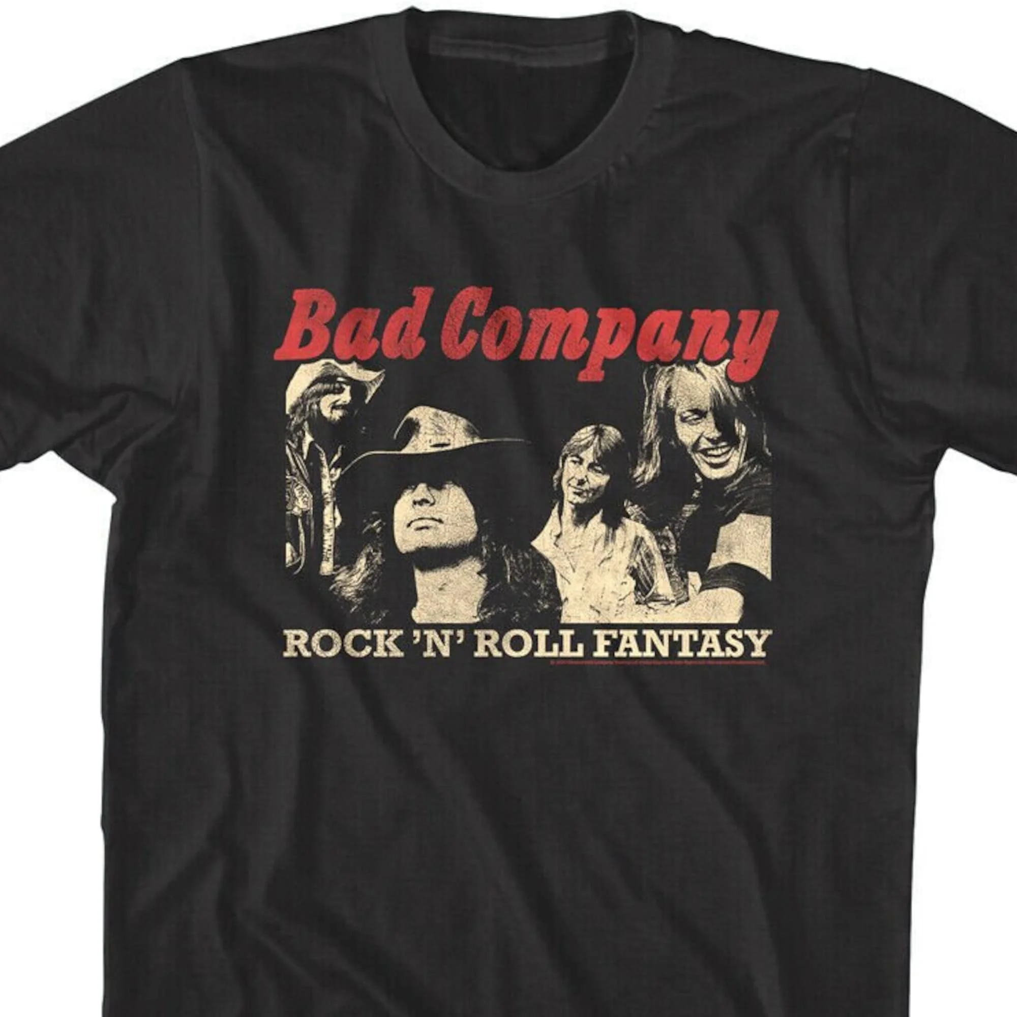Bad Company Shirt Rock N Roll Fantasy Magliette Da Uomo