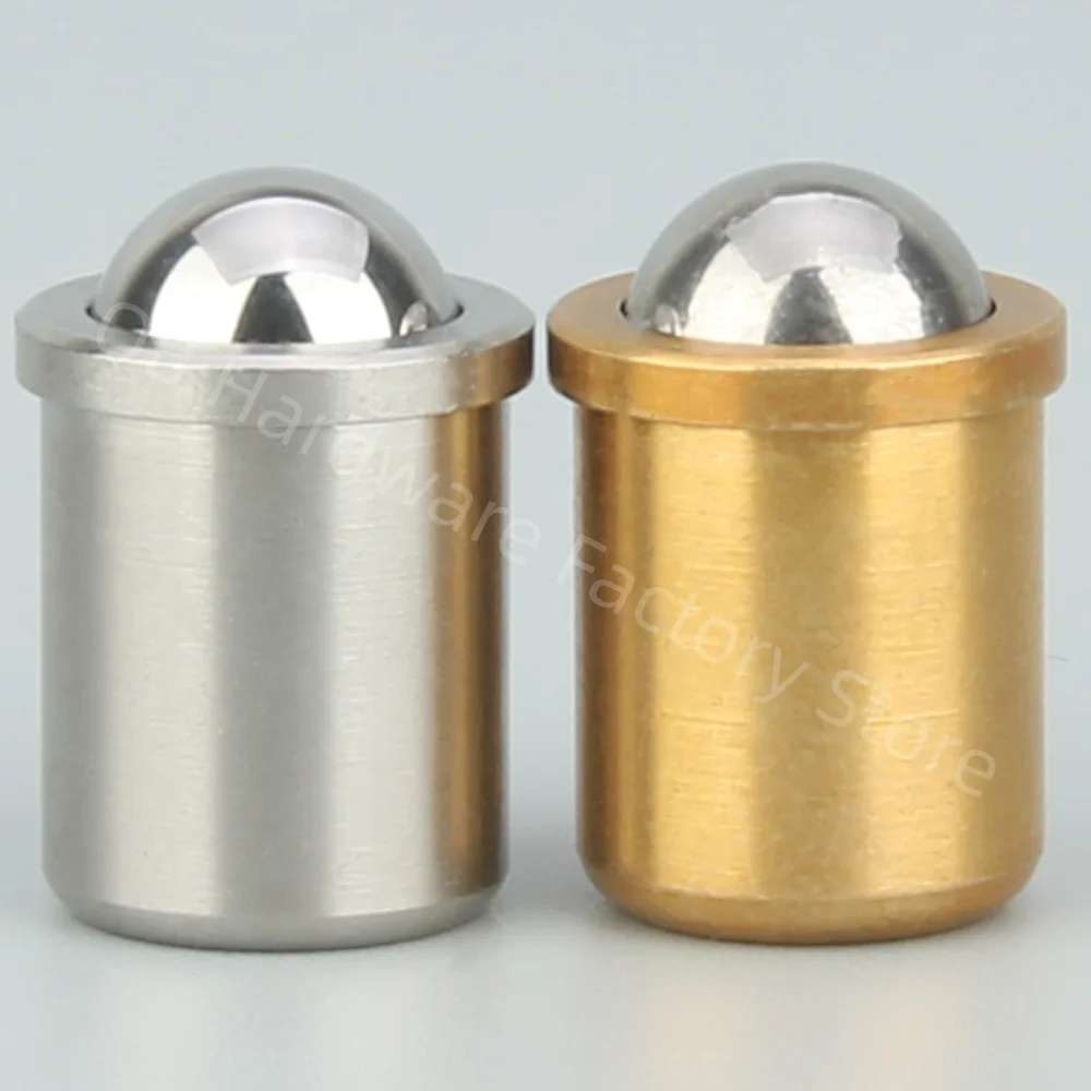 Stainless Steel Ball Lock Pins Customizable Press-Fit Plunger Stainless Steel/Brass Spring Ball Plungers With Locating/Positioning Function