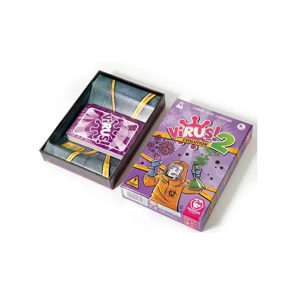 Virus!-Juego de cartas-El Juego mas contagioso. Edicion Espa&ntilde;ola. +8 a&ntilde;os VIRUS! 2 Evolution (Expansi&oacute;n) de cartas ( playing cards card games virus game cards