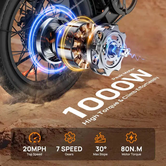1000W E20 Electric Bike 2