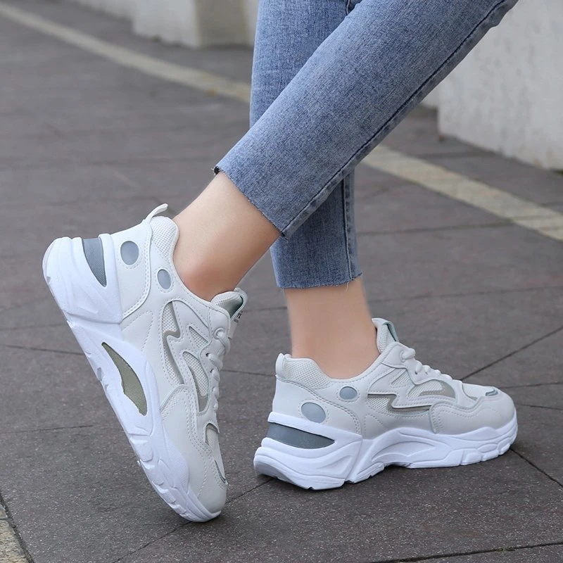 Height Increasing Chunky Sneakers Women Platform Shoes New Fashion Breathable Mesh Sport Women's Sneaker Casual Sneakers 6