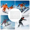 30pcs Snowboard Nonslip Cushion Outdoor Snowboard Step Pad Snowboard Anti- Adhesive Sticker Skating Board Anti- Pad 1