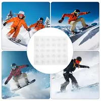 30pcs Snowboard Nonslip Cushion Outdoor Snowboard Step Pad Snowboard Anti- Adhesive Sticker Skating Board Anti- Pad 1