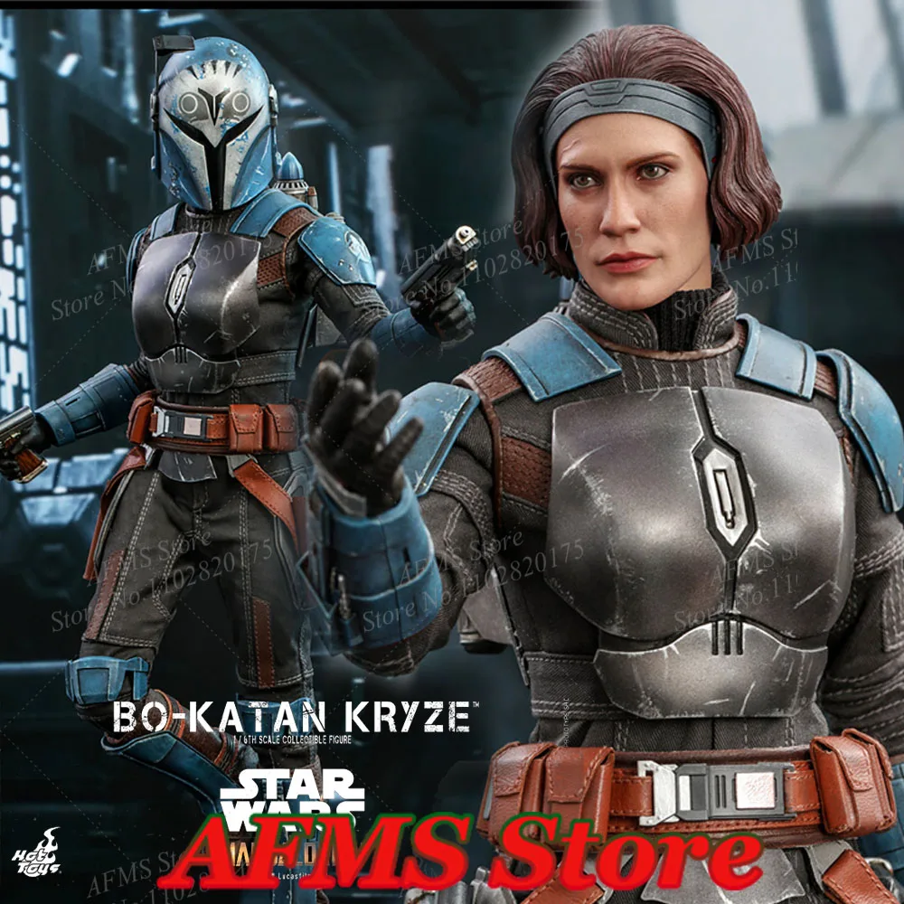 

Hottoys HT TMS035 1/6 Scale Collectible Figure Bo-Katan Kryze Katee Sackhoff Star Wars Mandalorian Dolls 12" Women Soldier Doll