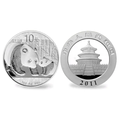 2011 - 2025 中国 30g 1oz Ag.999 シルバー パンダ シルバー