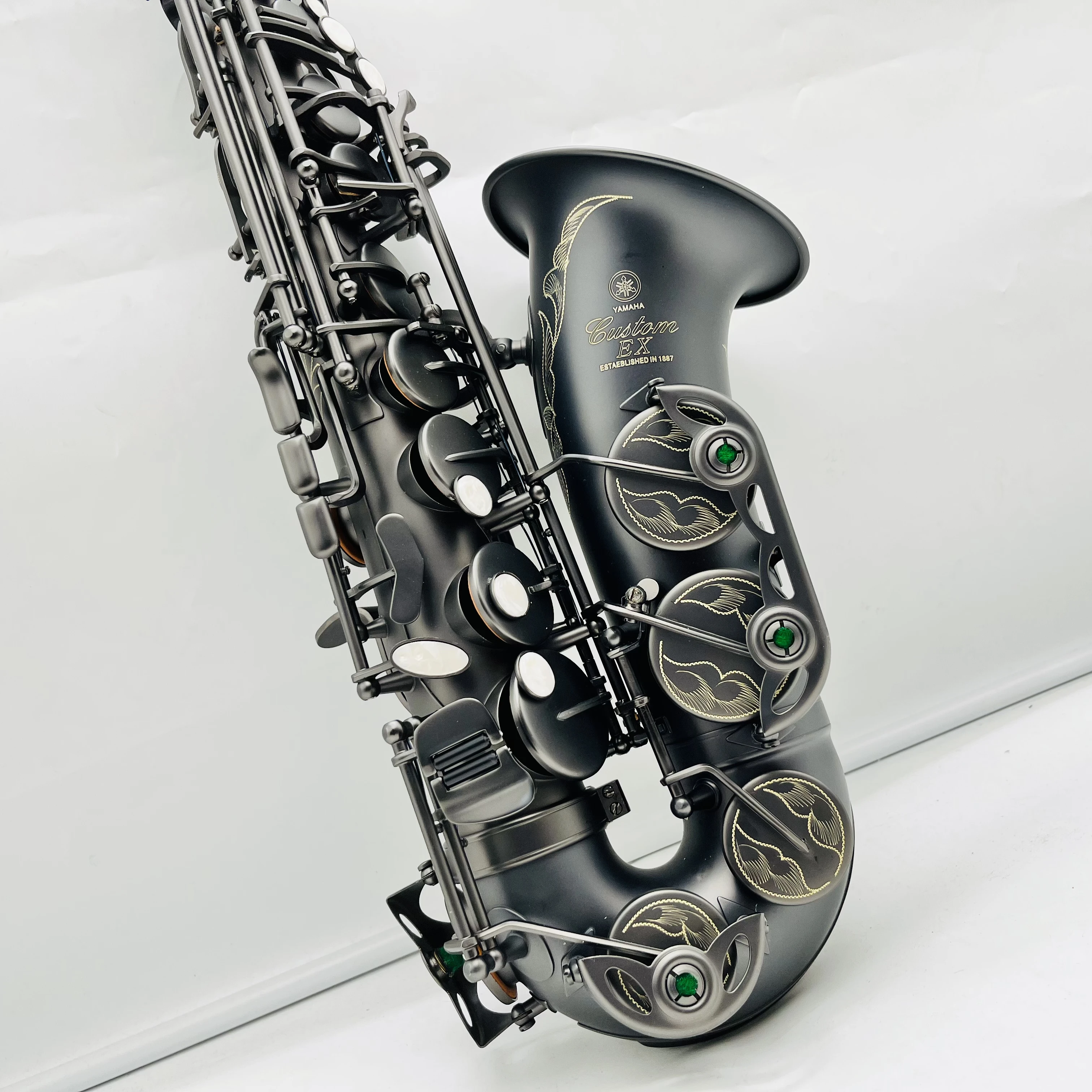 High Quality YAS-875EX Alto Saxophone Eb Tune Black Nickel Plated Professional Instrument With Case