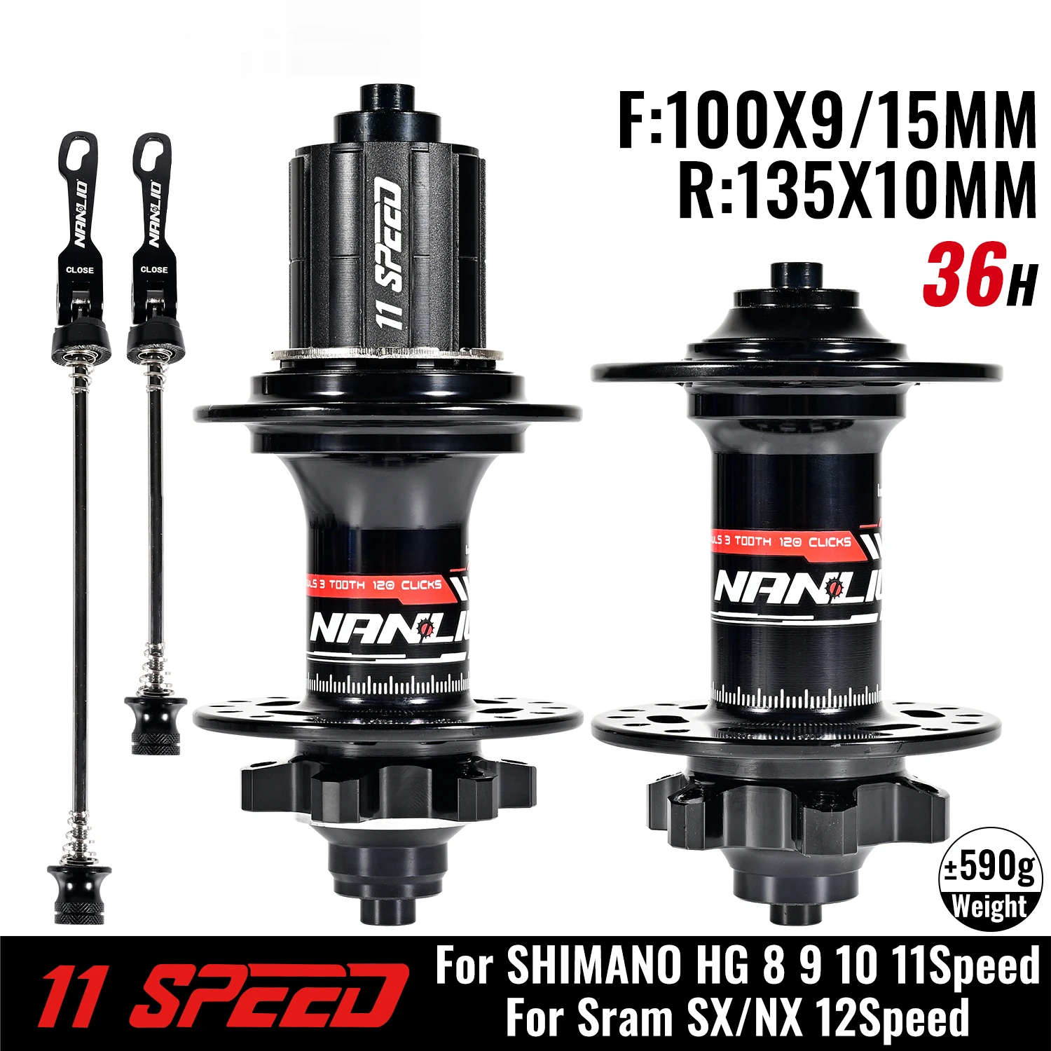 MAXI-CAR ナット式ハブ36H