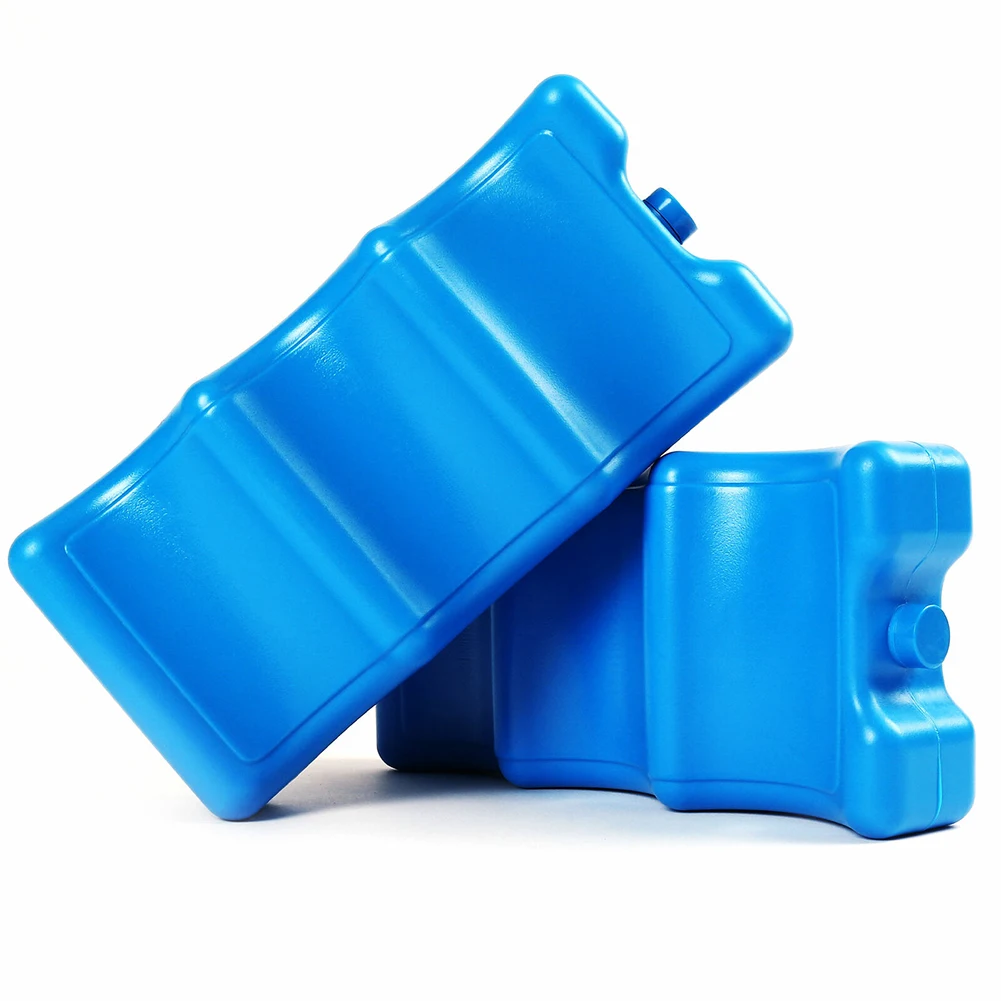 

2pcs Plastic Freez Hold Can Double Sided Contoured Ice Packs Kitchen Tools Bar Tools For 12/16/24 Oz Bottles 21cmx10cmx5.5cm