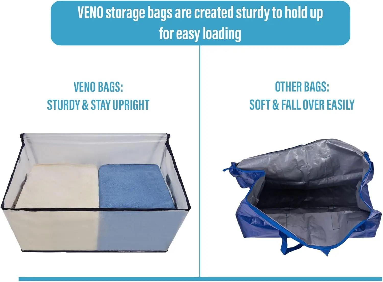 10 Pack Moving and Storage Bags, Heavy Duty, Alternative to Moving Boxes, Large Packing Totes Supplies for College Dorm Room wit 5