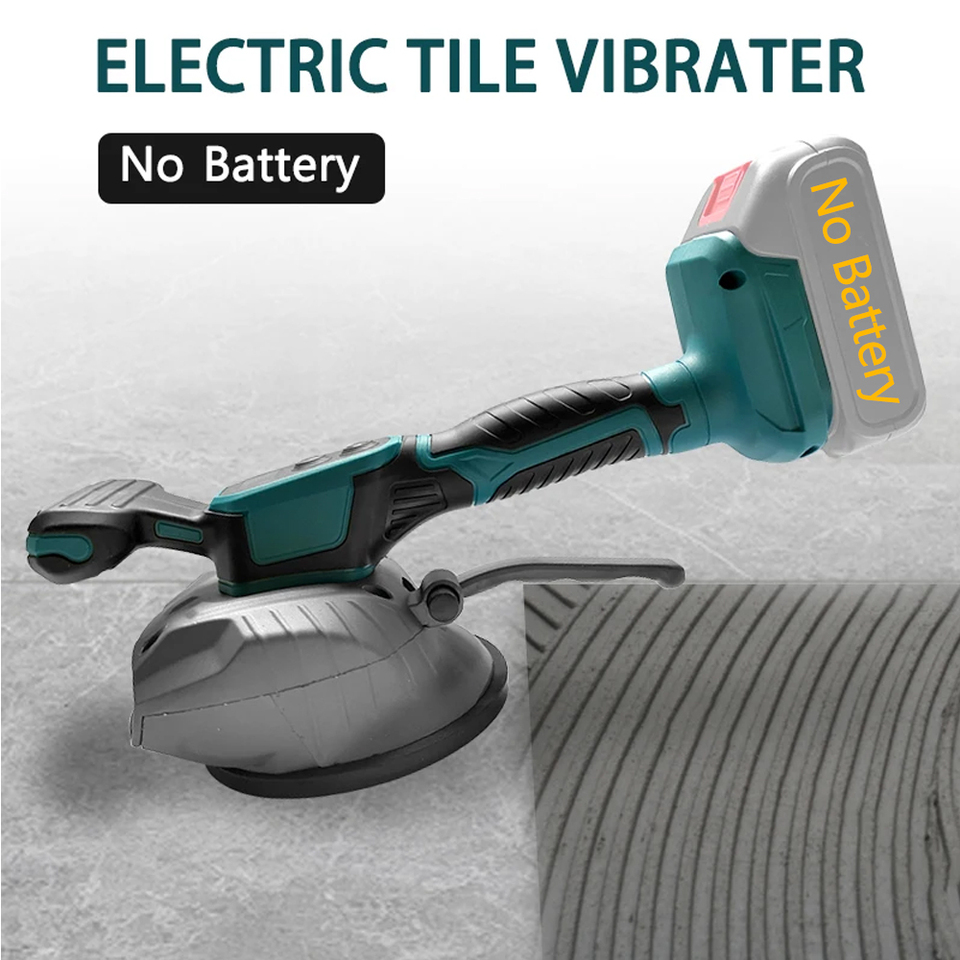 Tile Tiling Machine High Loading Capacity Wall Floor Tile Laying Vibrating Tool Enlarged Suction Cup Fit Makita 20V No Battery