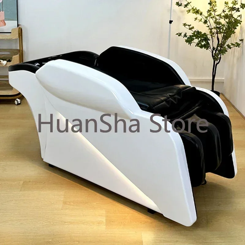 Wash Hair Salon Shampoo Chair Head Spa Massage Professional Hairdresser Shampoo Chair Stylist Cadeiras Beauty Furniture LJ50SC