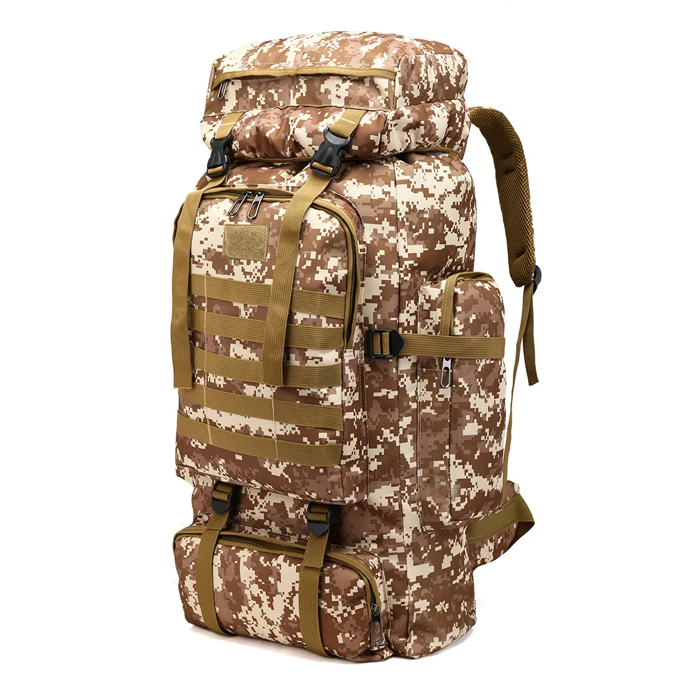 Sac à Dos Militaire Tactique MOLLE Neuf - Nylon, Motif Camouflage, Fermeture éclair - Pour Randonnée, Vélo, Outdoor