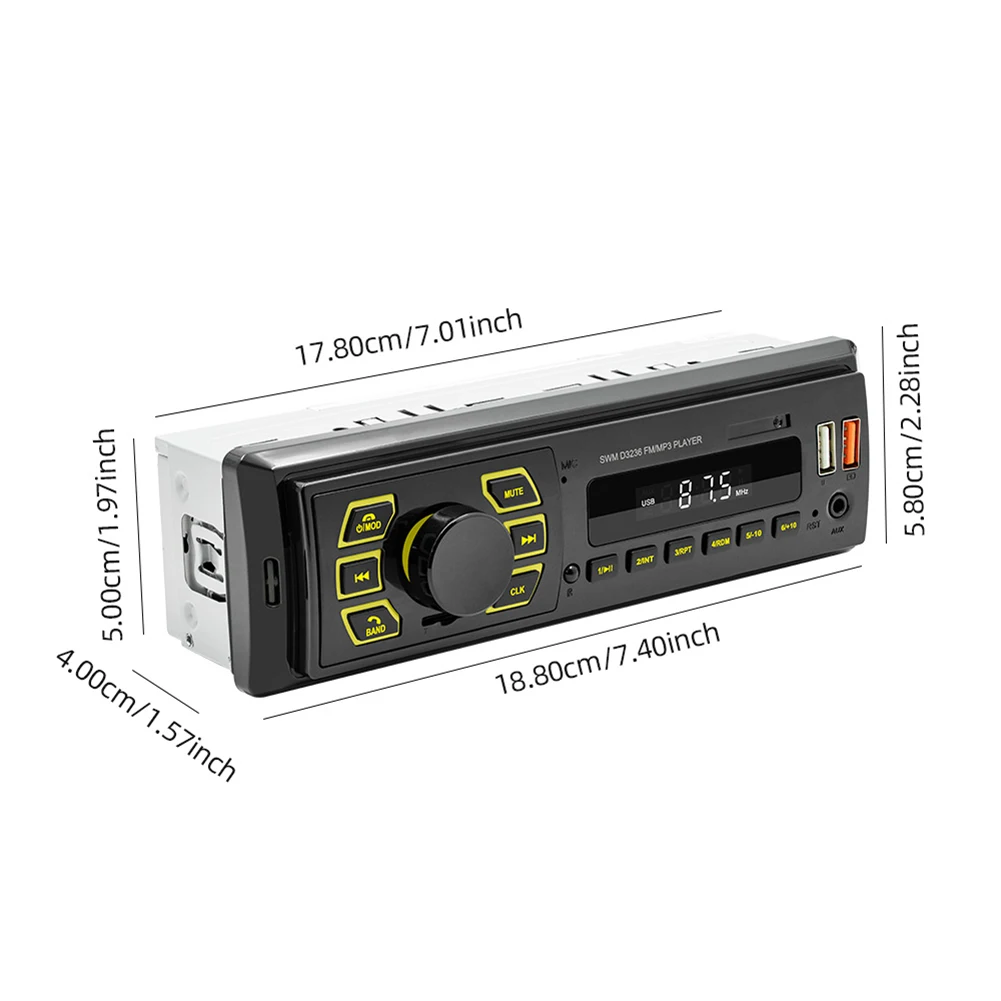 Wireless Connectted MP3 Decode Board Module Durable Hands-Free Calling Car Audios Player For Auto Interior