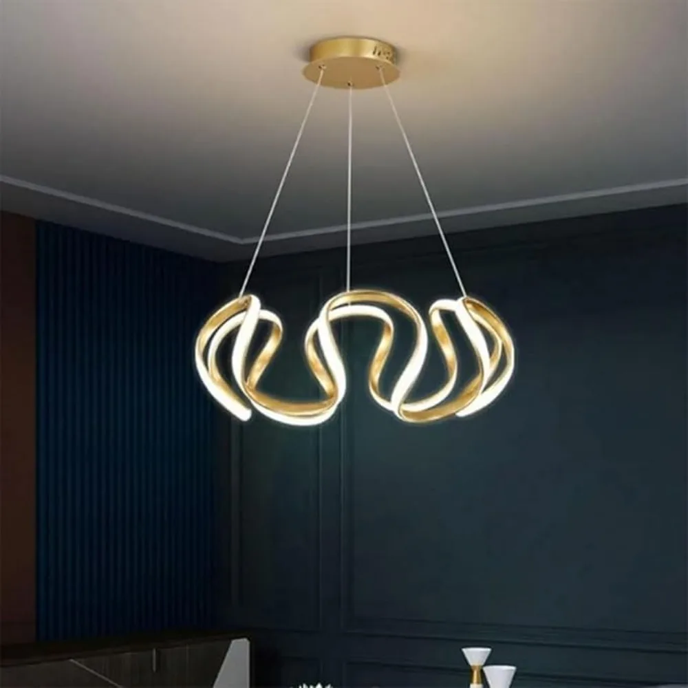 LED Pendant Chandelier Lighting Compatible with Living Dining Room Restaurant Kitchen Star Sky Hanging Dimmable Led Ceiling Lamp