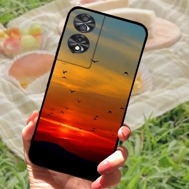 Elegant Black Marble Silicone Protective Case Cover - Soft Bumper Coque