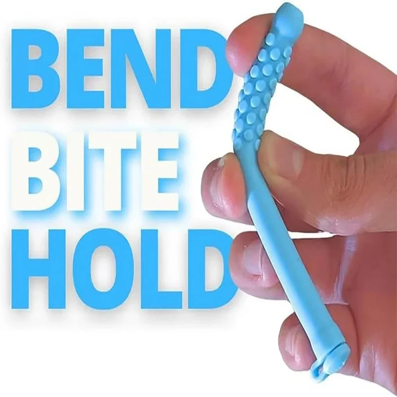 Chewable Essential Oil Breath Stick Ventilate Silicone Chewable Breather Stick for Fresh Breath Portable Oral Fixation Sticks