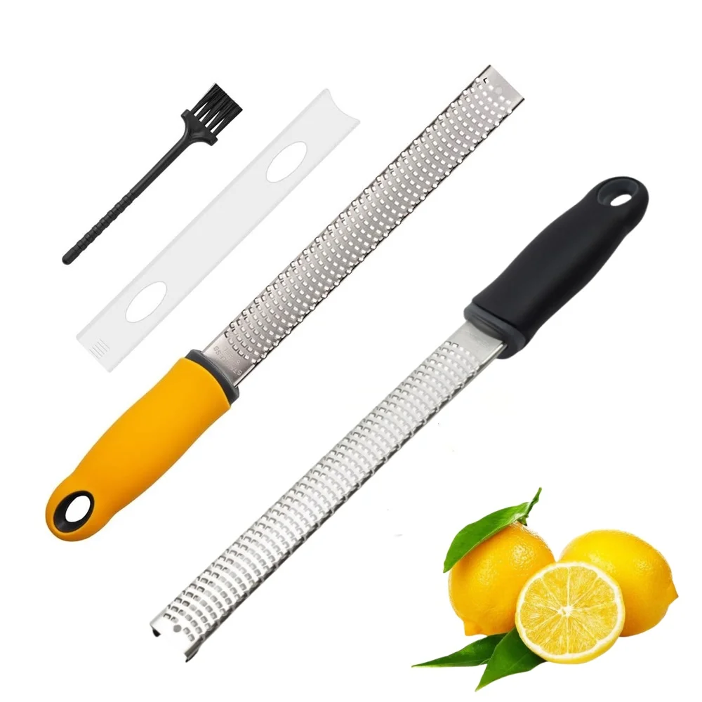 Cheese Grater Kitchen Grater Lemon Zester Grater Cheese Slicer Multifunctional Rectangular Stainless Steel