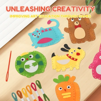 Sewing Crafts Kits Forest Creatures DIY Sewing Felt Plush Animals for Beginner Kids Educational Art Supplies Toy Craft Kit 2 Sewing Crafts Kits Forest Creatures DIY Sewing Felt Plush Animals for Beginner Kids Educational Art Supplies Toy Craft Kit 2